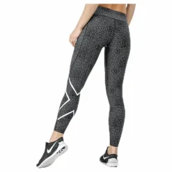 Mid-Rise Compression Print Tights W White/Black*2XU Clearance