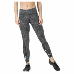 Mid-Rise Compression Print Tights W White/Black*2XU Clearance