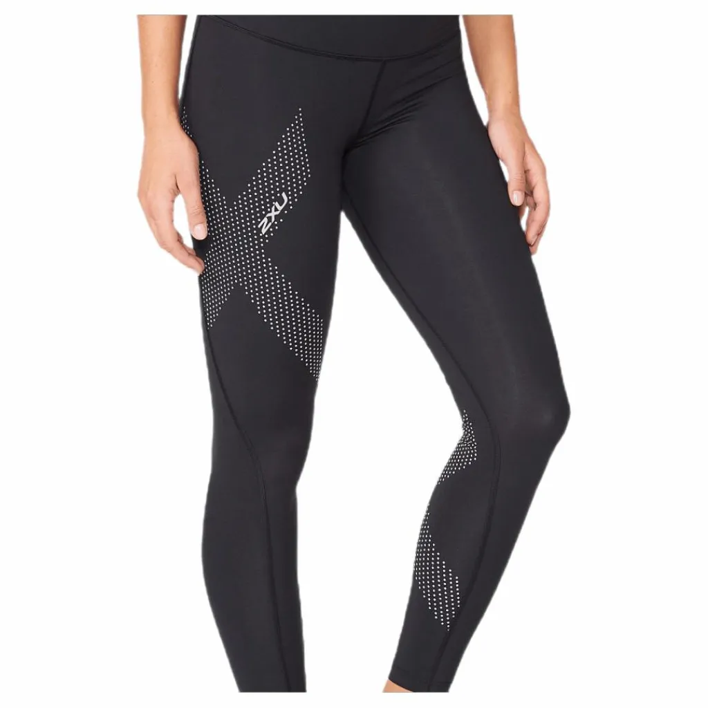 Mid-Rise Compression Tights Black/Grey*2XU Clearance