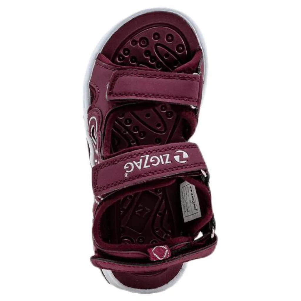 Miki Kids Lite Sandal w Lights Purple*ZigZag