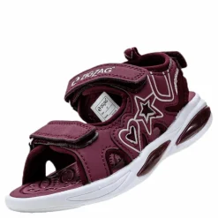 Miki Kids Lite Sandal w Lights Purple*ZigZag