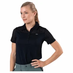 Röhnisch Miko Poloshirt Black Svart Outlet