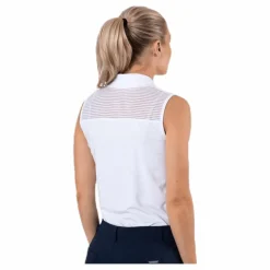 Miko Sleeveless Poloshirt White*Röhnisch Outlet