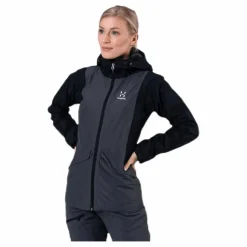 Haglöfs Mila Rain Jacket Black/Grey Svart och Grå Outlet