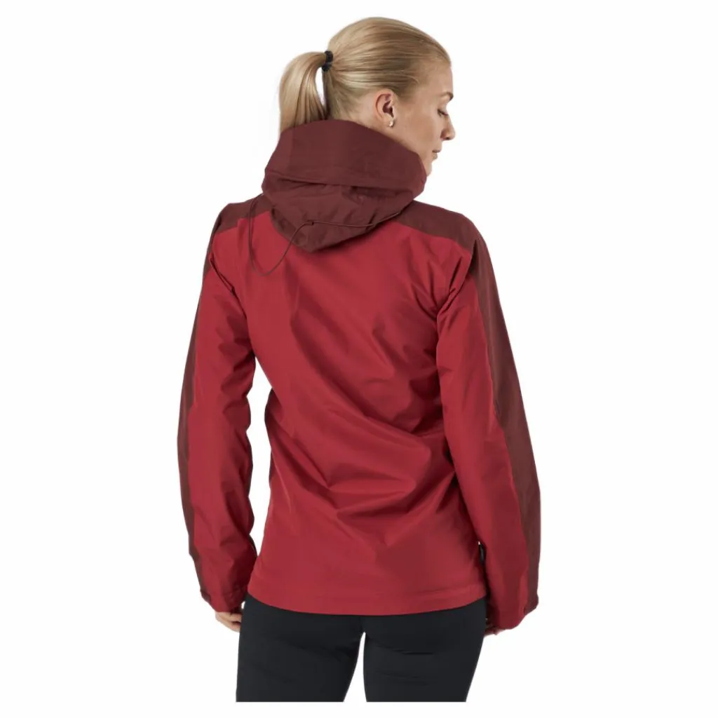 Mila Rain Jacket Maroon Red/brick Red*Haglöfs Outlet
