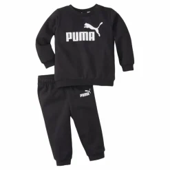 Minicats Ess Crew Jogger Fl Cotton Black*Puma