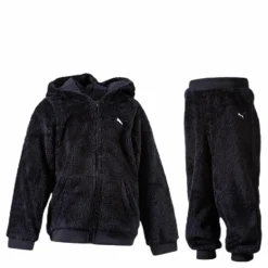Puma Minicats Sherpa Jogger Black Svart Discount