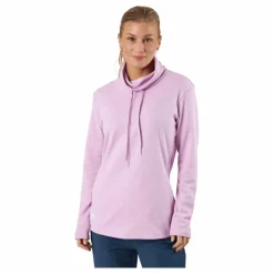 adidas Mélange High Mock Golf Pullover Bliss Lilac Mel Rosa Best