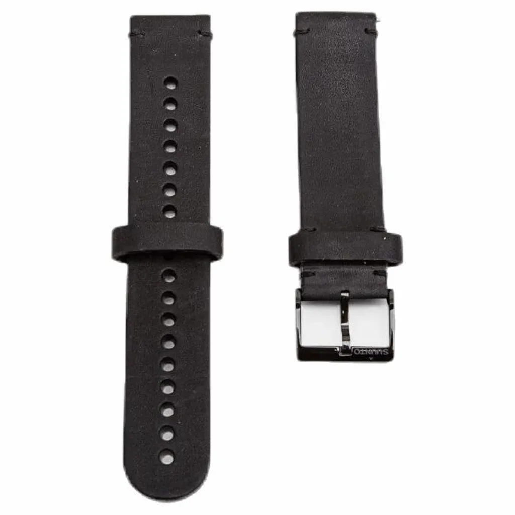 20mm Urban 2 Leather Strap M Black*Suunto