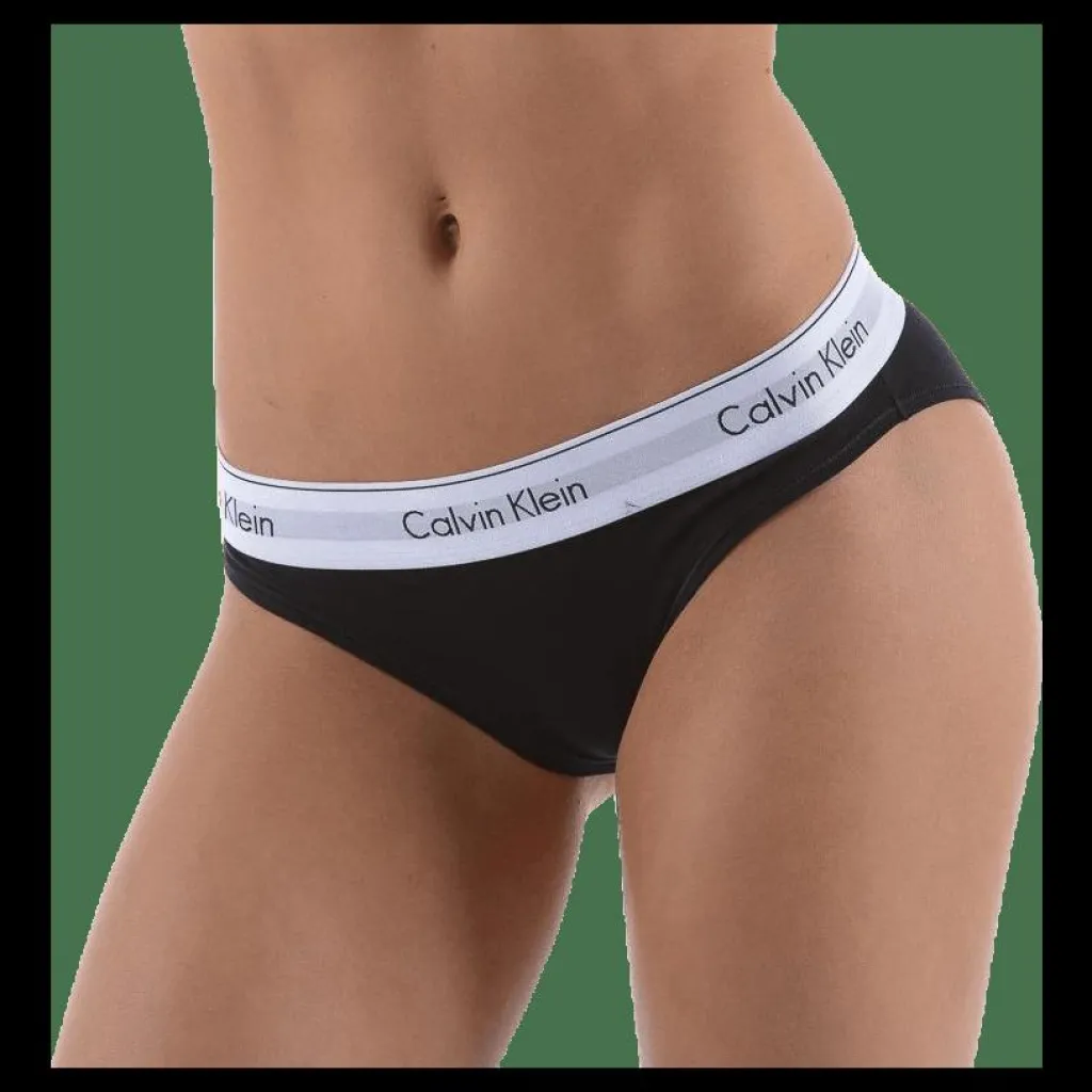 Calvin Klein Modern Cotton Bikini Black Brun Discount