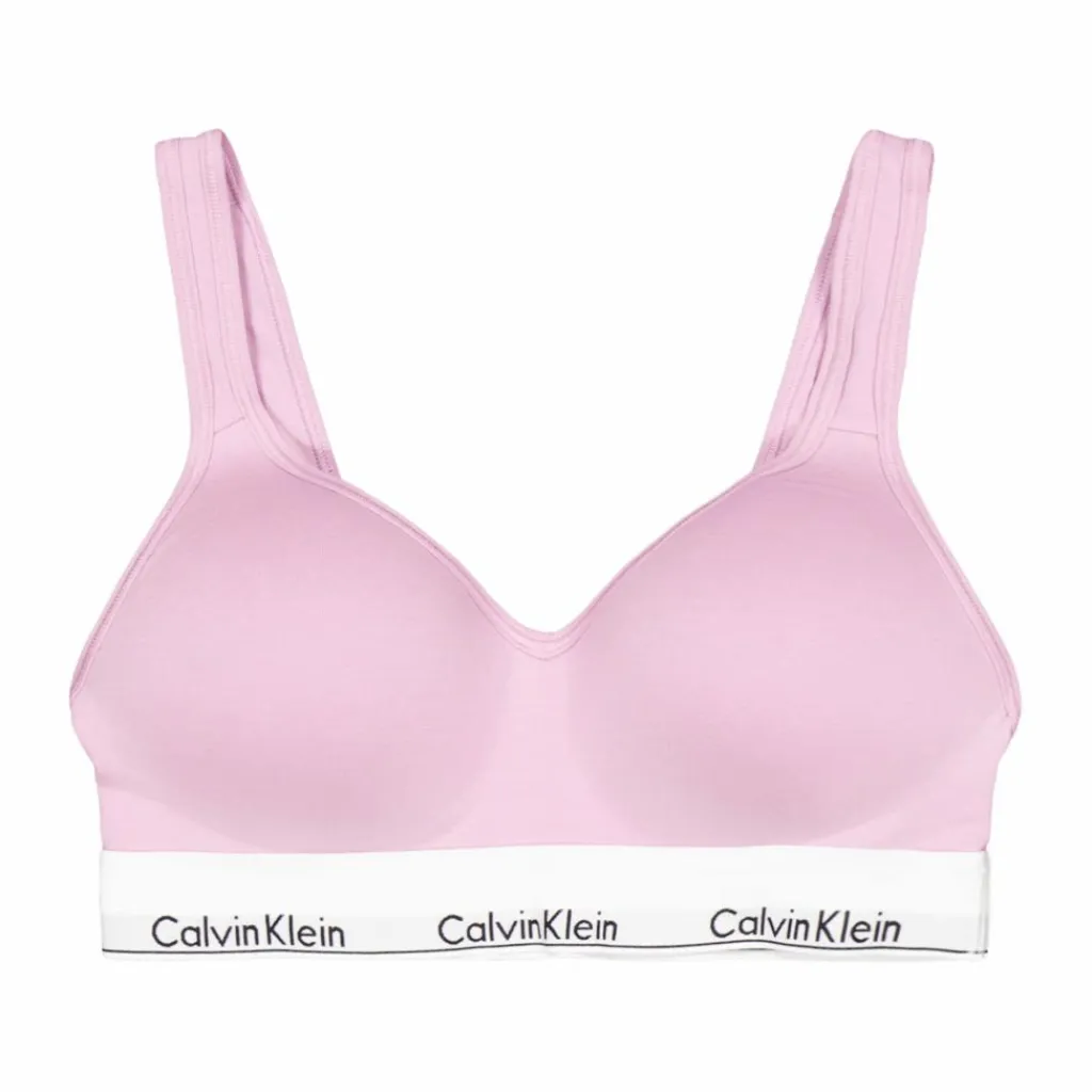 Calvin Klein Modern Cotton Lift Bralette Purple Rosa Hot
