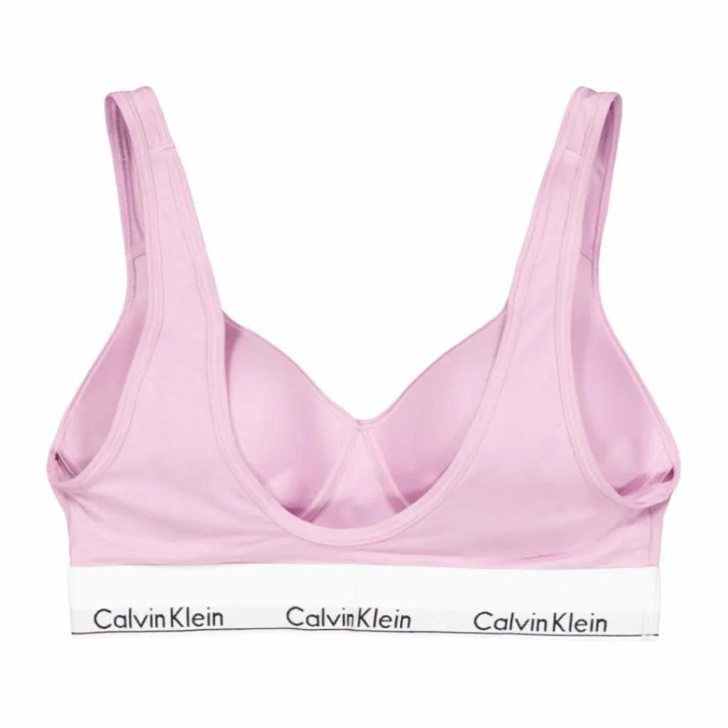 Calvin Klein Modern Cotton Lift Bralette Purple Rosa Hot