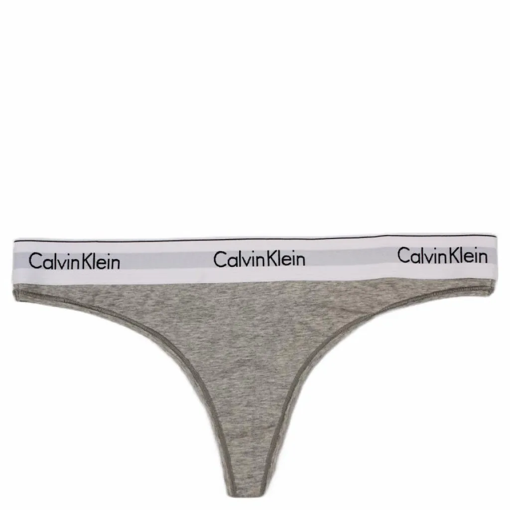 Modern Cotton Thong Grey*Calvin Klein Sale