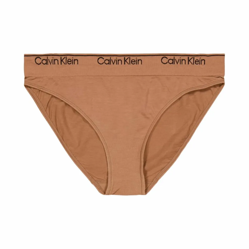 Calvin Klein Modern Seamless Bikini Beige Brun Outlet