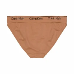Calvin Klein Modern Seamless Bikini Beige Brun Outlet