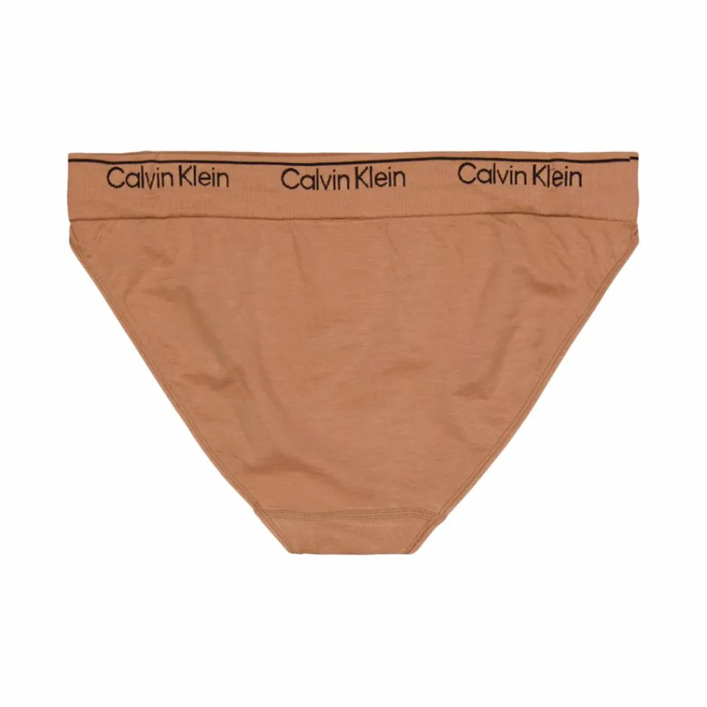 Calvin Klein Modern Seamless Bikini Beige Brun Outlet