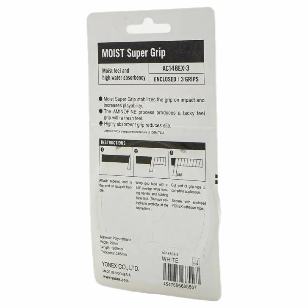 Yonex Moist Super Grip White Vit Outlet