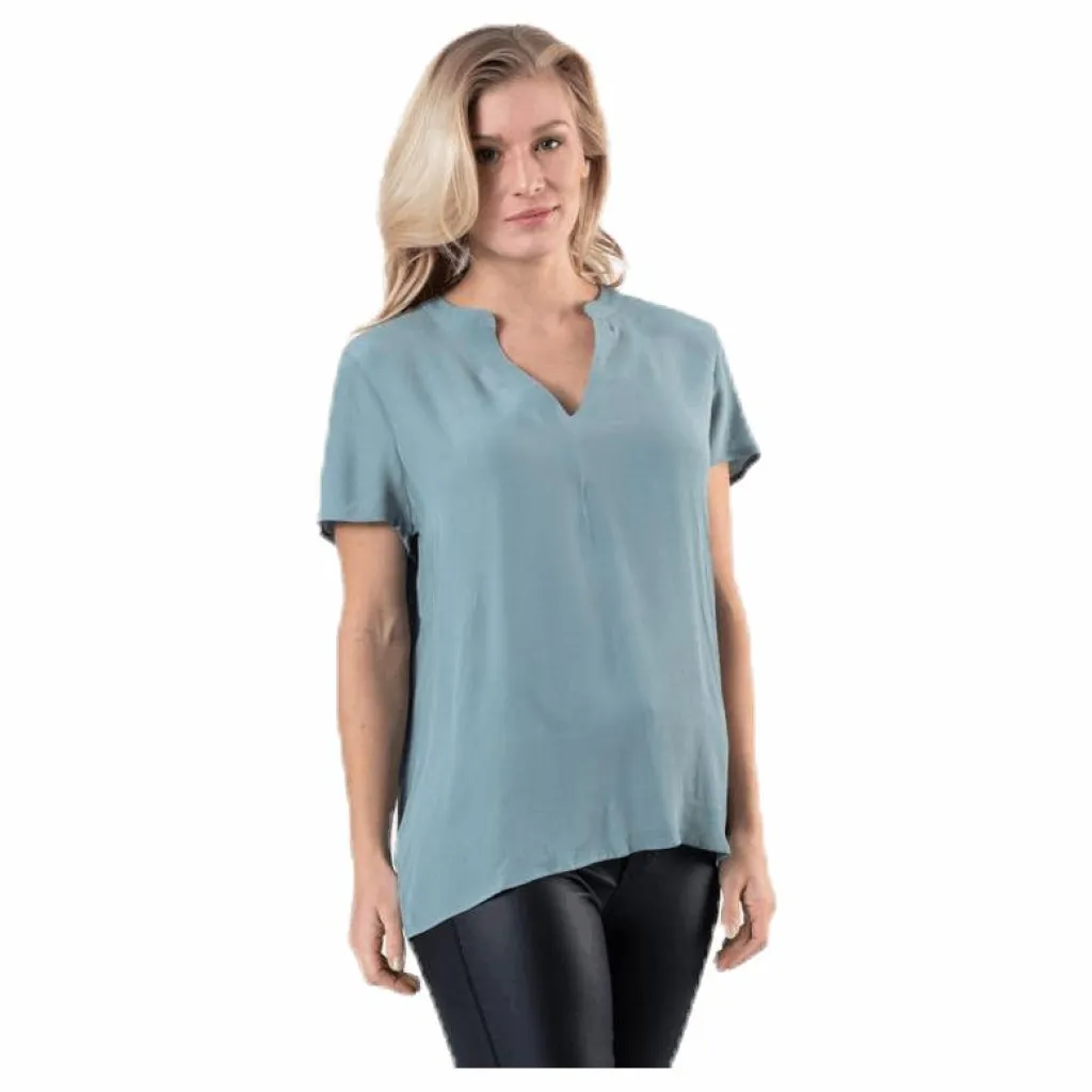 Only Molly Ss V-Neck Green Grön