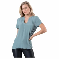 Only Molly Ss V-Neck Green Grön