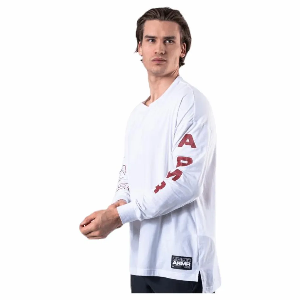 Under Armour Moments LS Tee White Vit