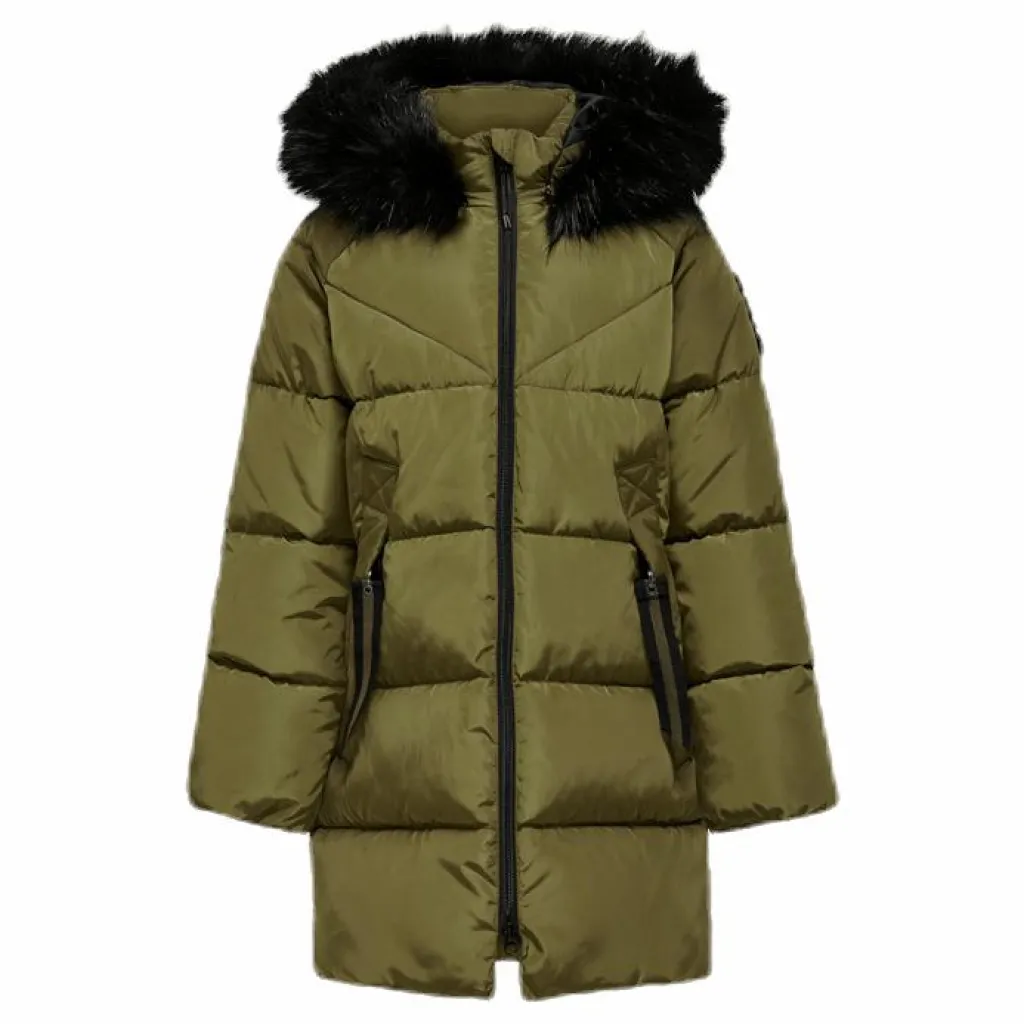 Kids Only Monica Long Puffer Coat Beige Online