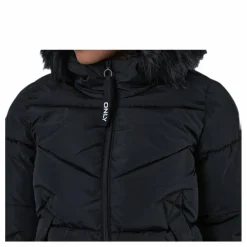 Only Monica Short Puffer Jacket Cc Otw Black Svart Outlet