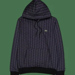 Monogram Fleece Hoodie Graphite Sombre/black*Lacoste New