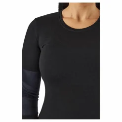Mons Royale Cornice Long Sleev Black Svart Clearance