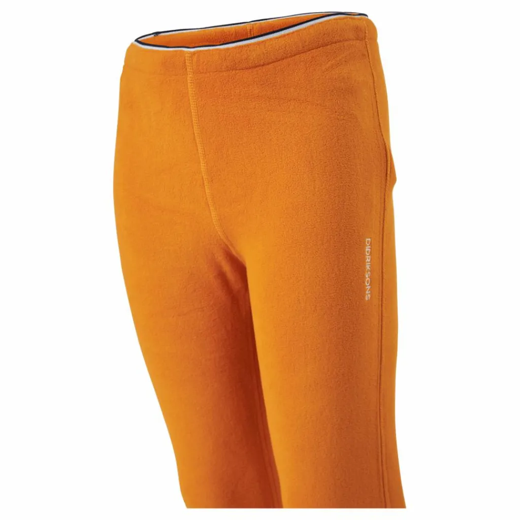 Didriksons Monte Kids Pants 5 Burnt Glow Orange Clearance
