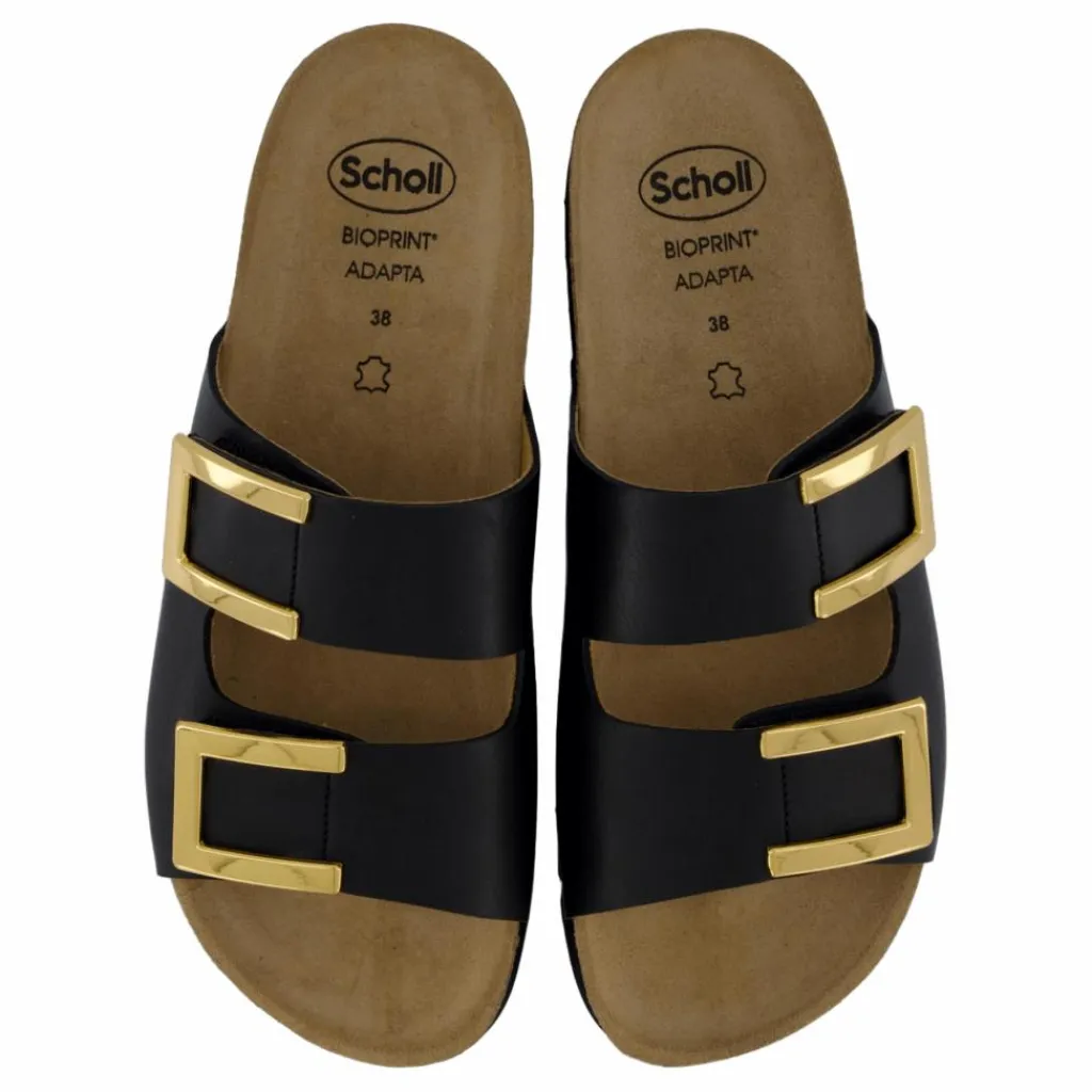 Scholl Monterey 2 Straps Black New