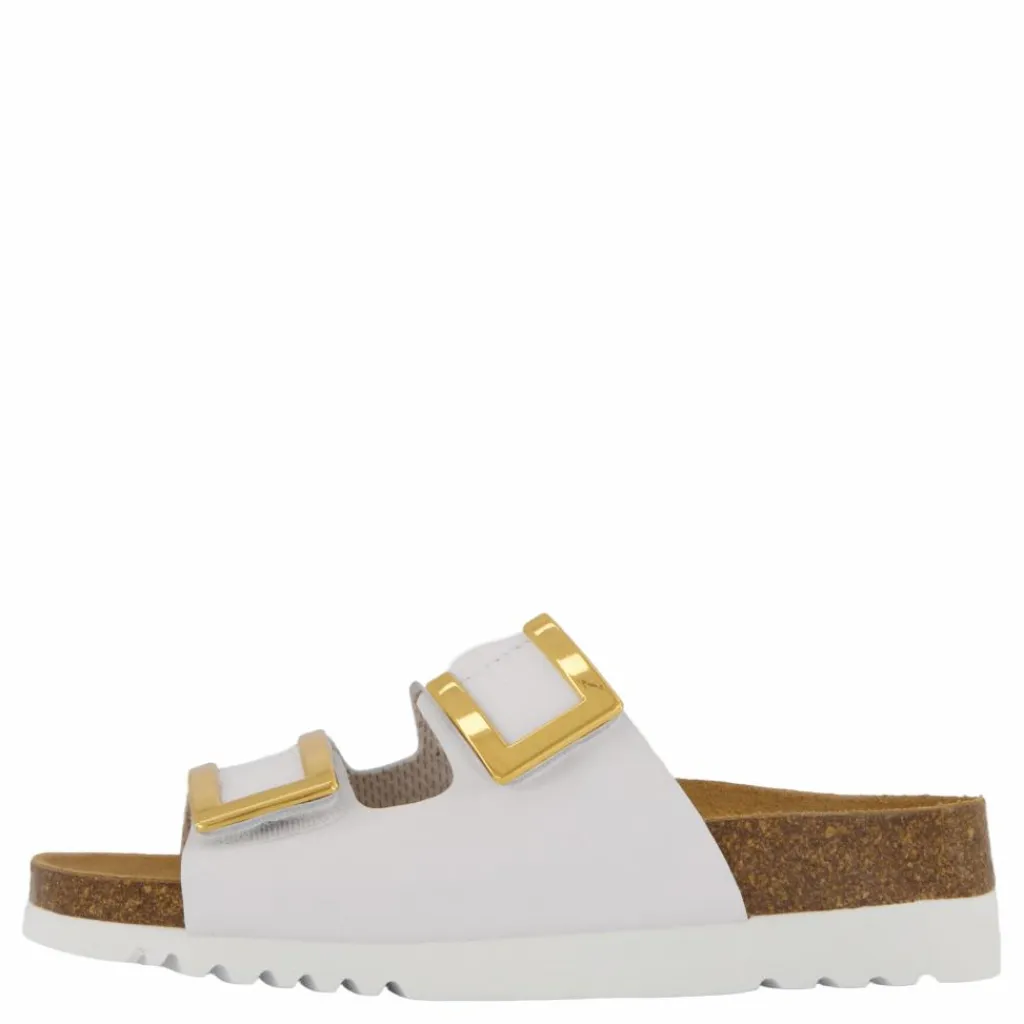Scholl Monterey 2 Straps White Vit