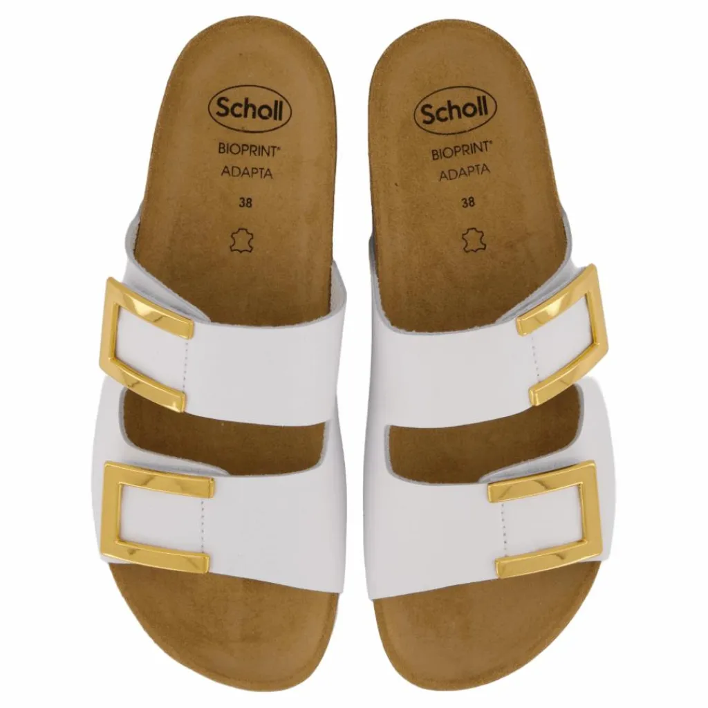 Scholl Monterey 2 Straps White Vit