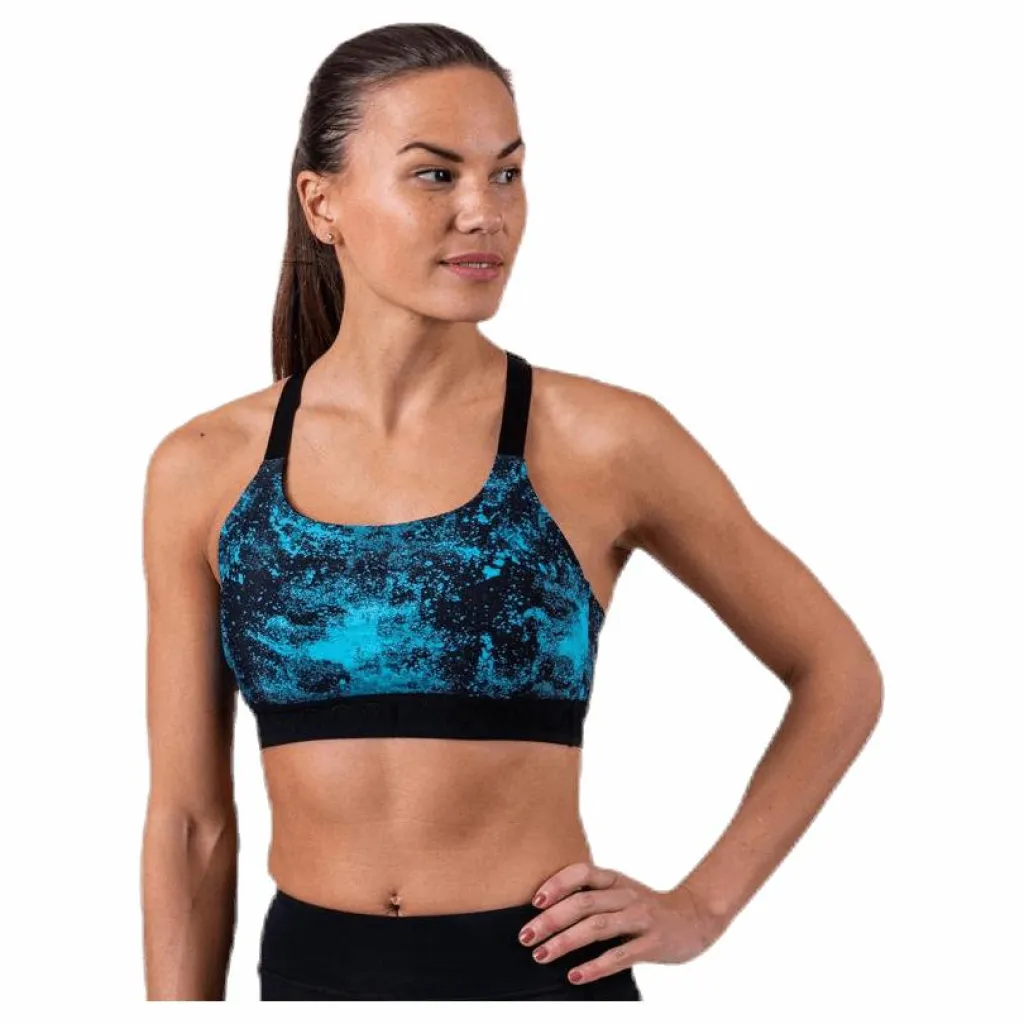 BLACC Moon Limited Sports Bra Blue Blå Discount