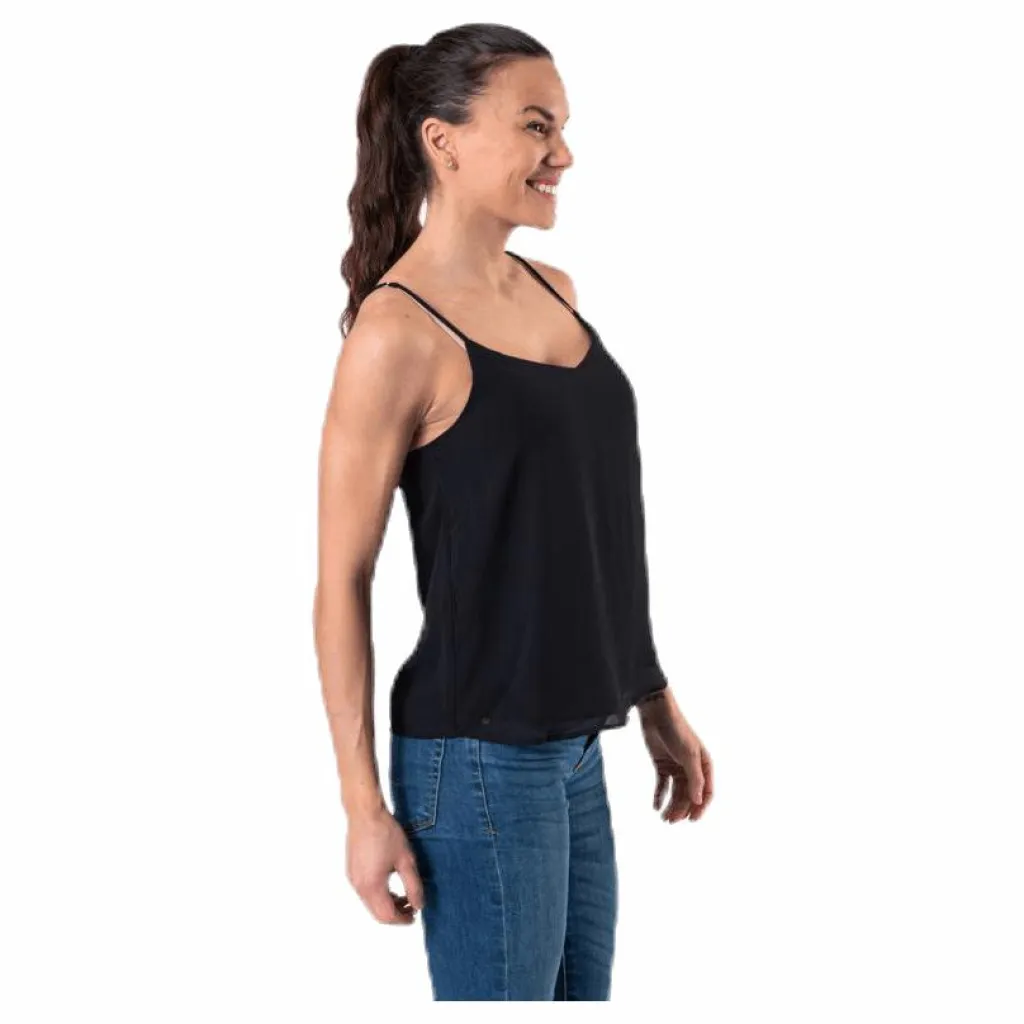Only Moon Sl Top Wvn Black Svart Hot