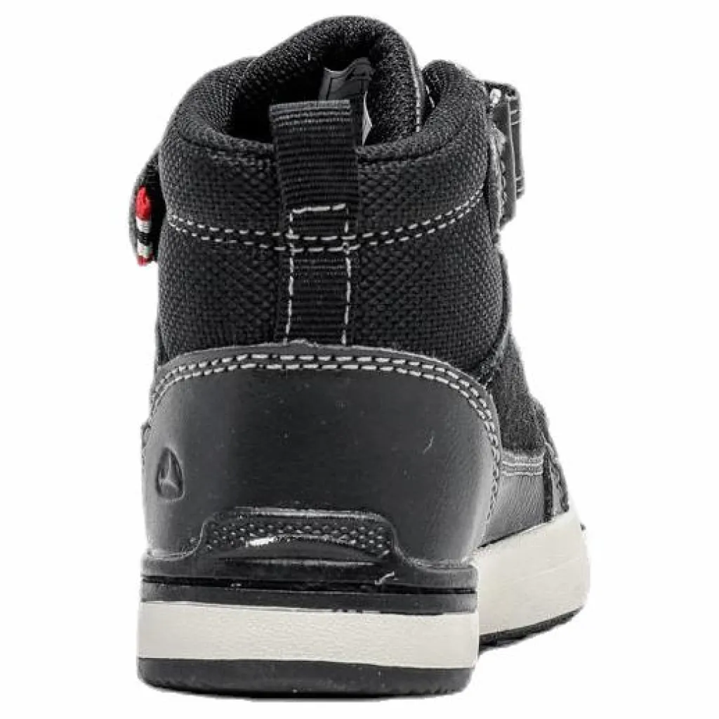 Viking Moss Mid Kids Black Svart Best