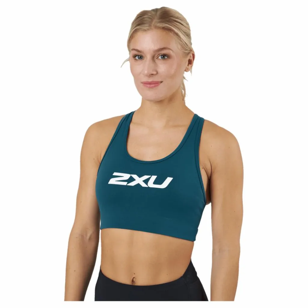 Motion Racerback Crop Deep Jade/white*2XU Best