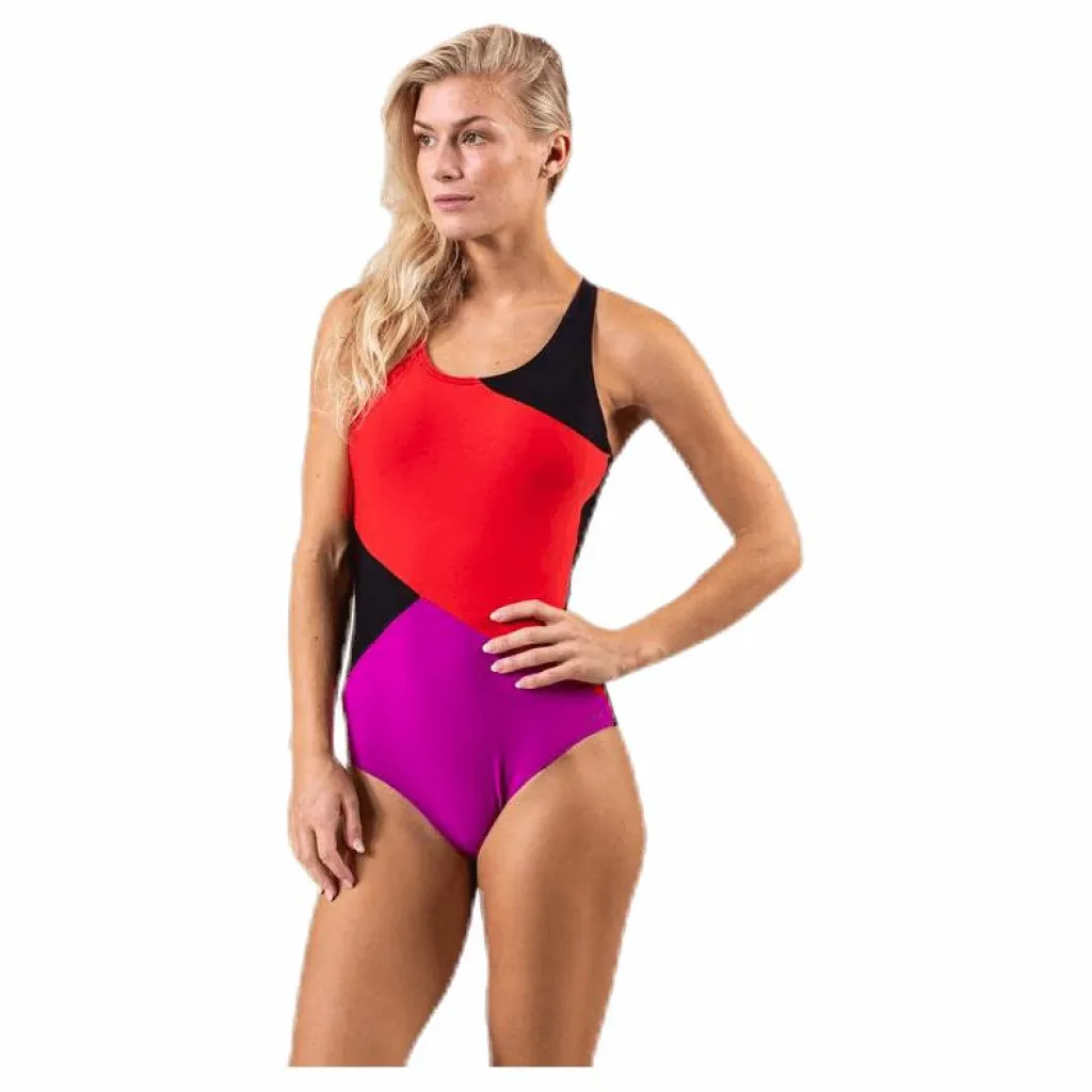 Motion Swimsuit Black/Red*Abecita Outlet