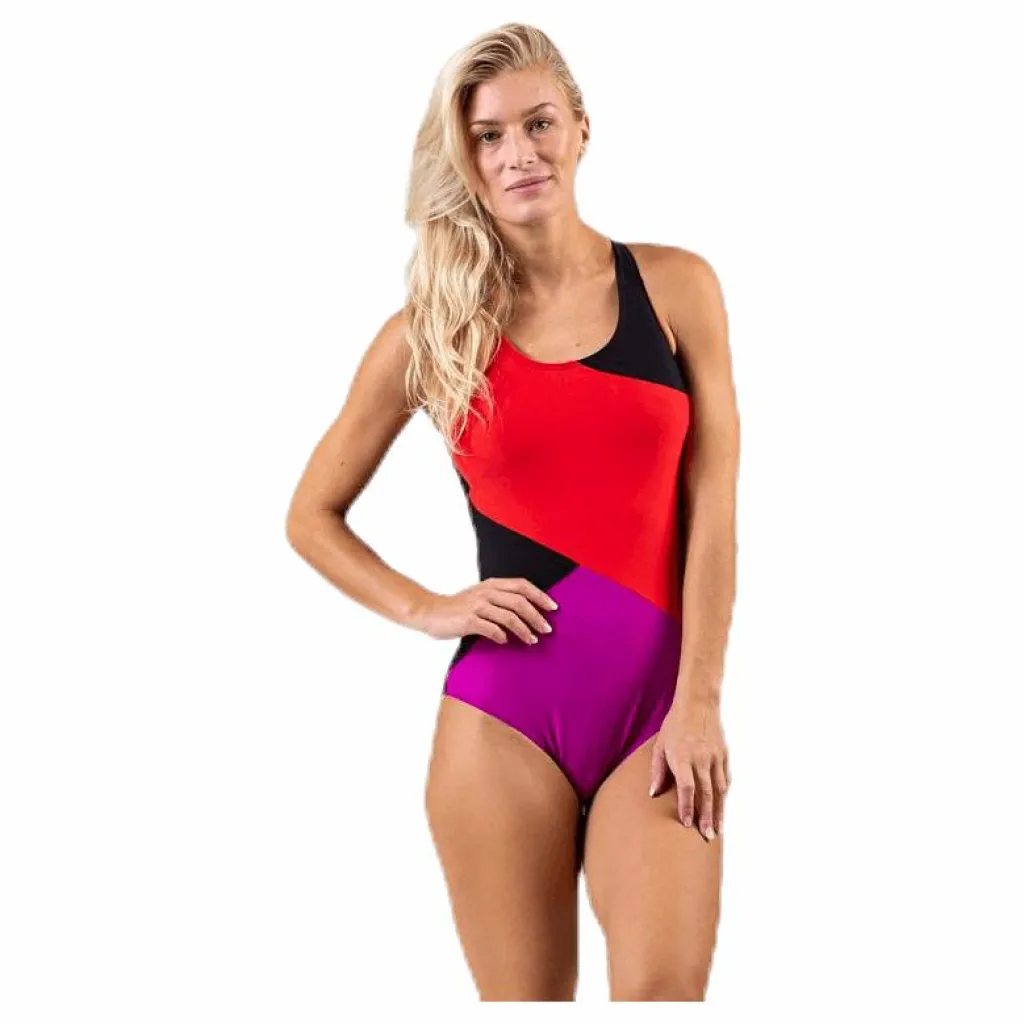 Motion Swimsuit Black/Red*Abecita Outlet