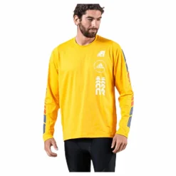 adidas Moto LS Tee Yellow Gul Best