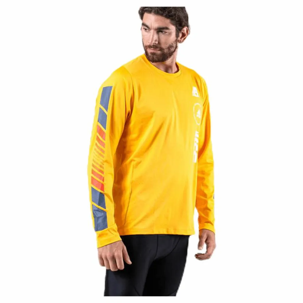 adidas Moto LS Tee Yellow Gul Best