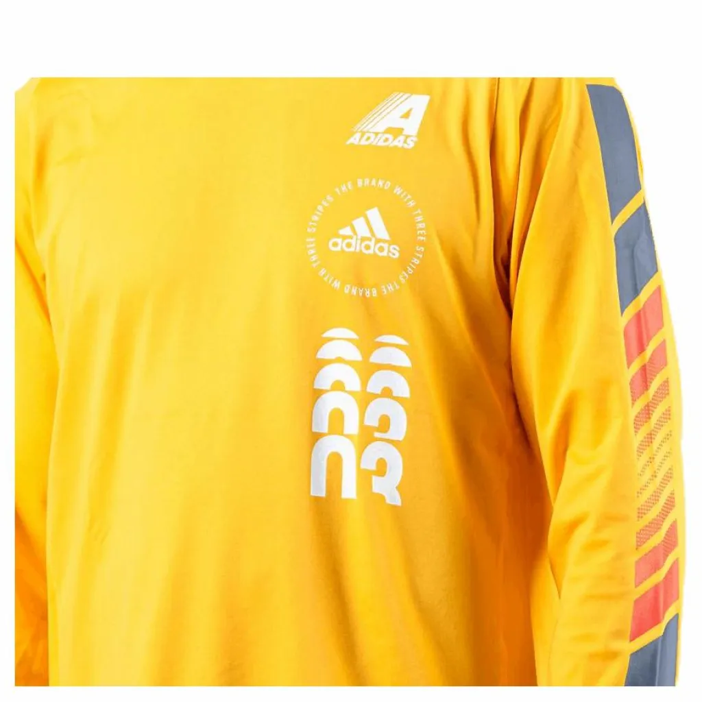 adidas Moto LS Tee Yellow Gul Best