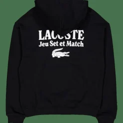 Multi Print Fleece Hoodie Noir 031*Lacoste Online
