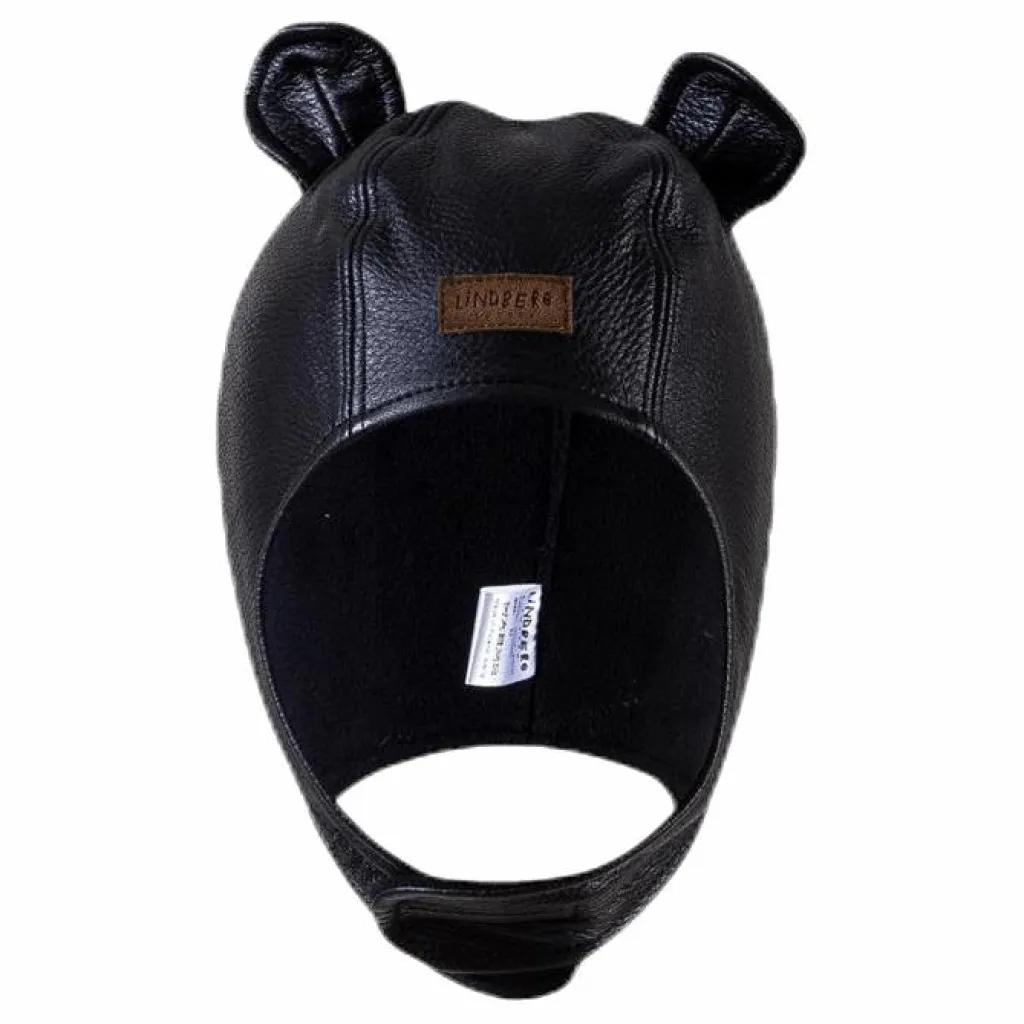 Musse Leather Cap Black*Lindberg New