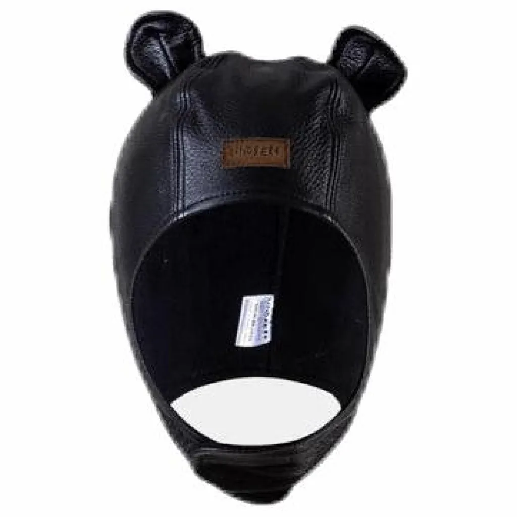 Musse Leather Cap Black*Lindberg New