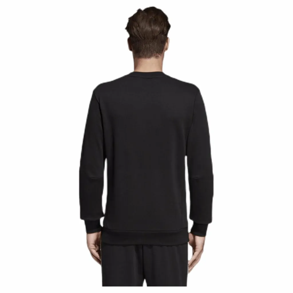 adidas Must Have Fitted Crew White/Black Svart Hot