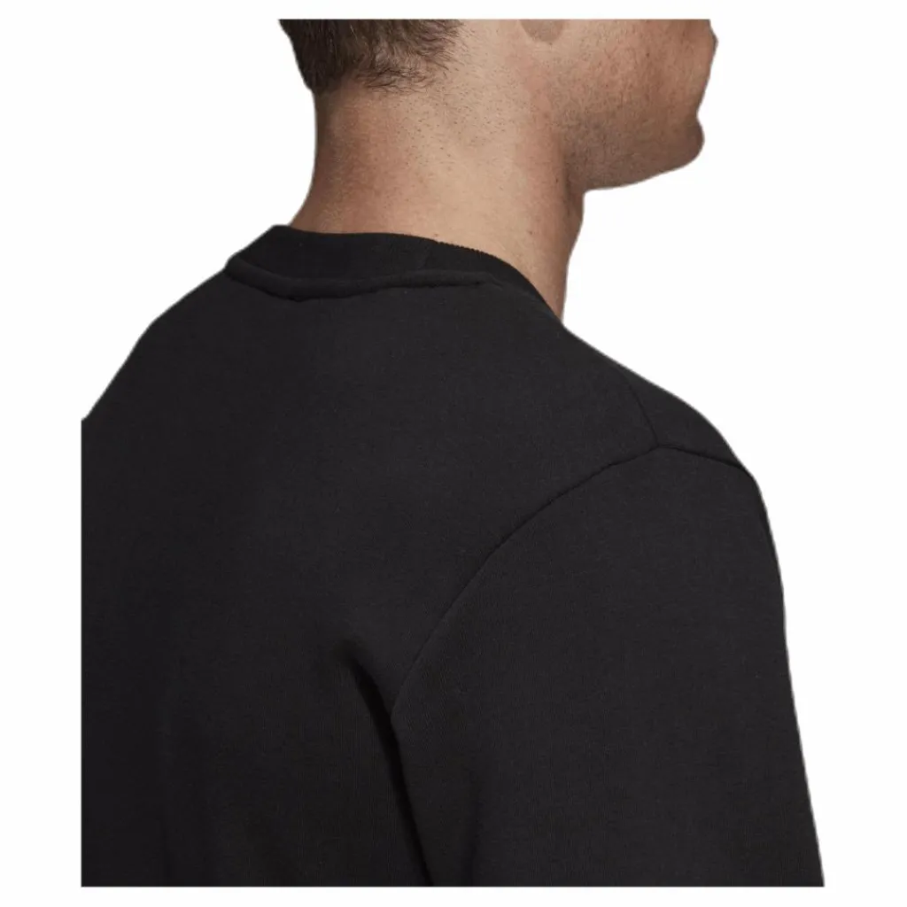 adidas Must Have Fitted Crew White/Black Svart Hot