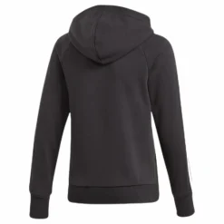 adidas Must Haves 3S Full Zip Hoodie Black / White Svart Outlet