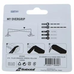 Babolat My Grip 3-Pack orange/green/yellow Grå Online
