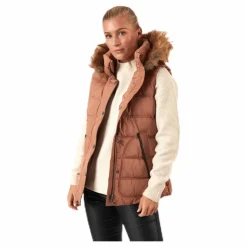 Tuxer Nadja Waistcoat Beige Clearance