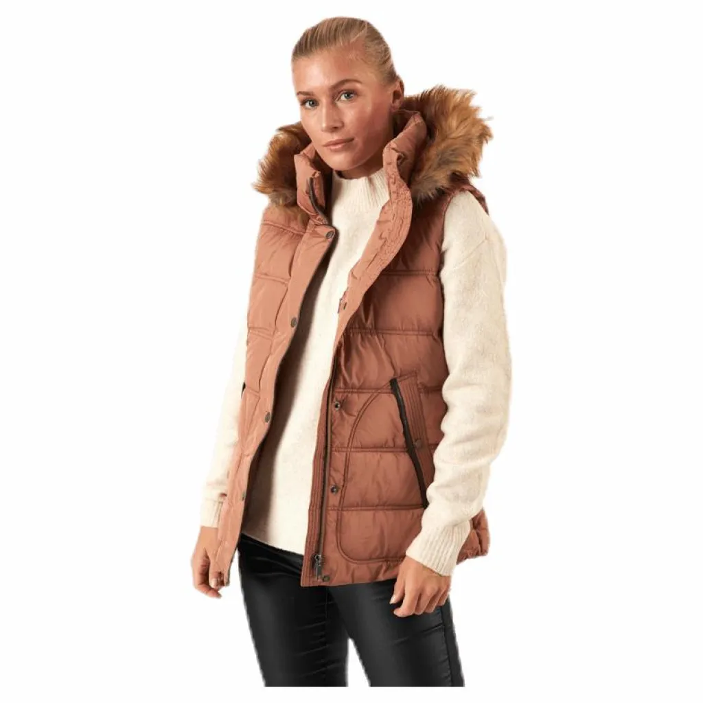 Tuxer Nadja Waistcoat Beige Clearance